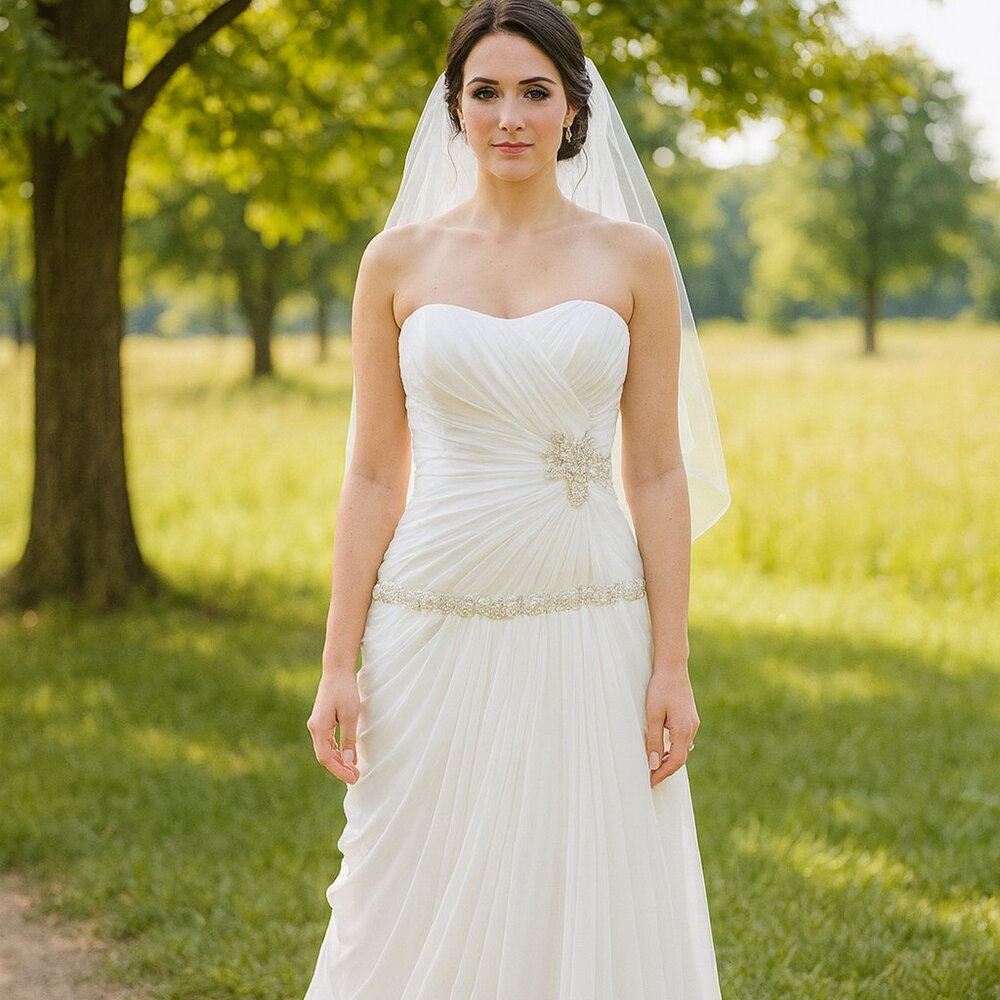 Joli Bridal White Wedding Dress 10